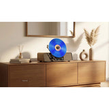 Blaupunkt Automatic Vinyl Turntable, Vertical, BT, USB, Audio-Technica Cartridge, Plays 7" and 12" Records, Varsovia VT200BT