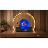 Blaupunkt Automatic Vinyl Turntable, Vertical, BT, USB, Audio-Technica Cartridge, Plays 7" and 12" Records, Varsovia VT200BT
