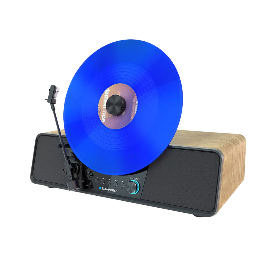 Blaupunkt Automatic Vinyl Turntable, Vertical, BT, USB, Audio-Technica Cartridge, Plays 7" and 12" Records, Varsovia VT200BT