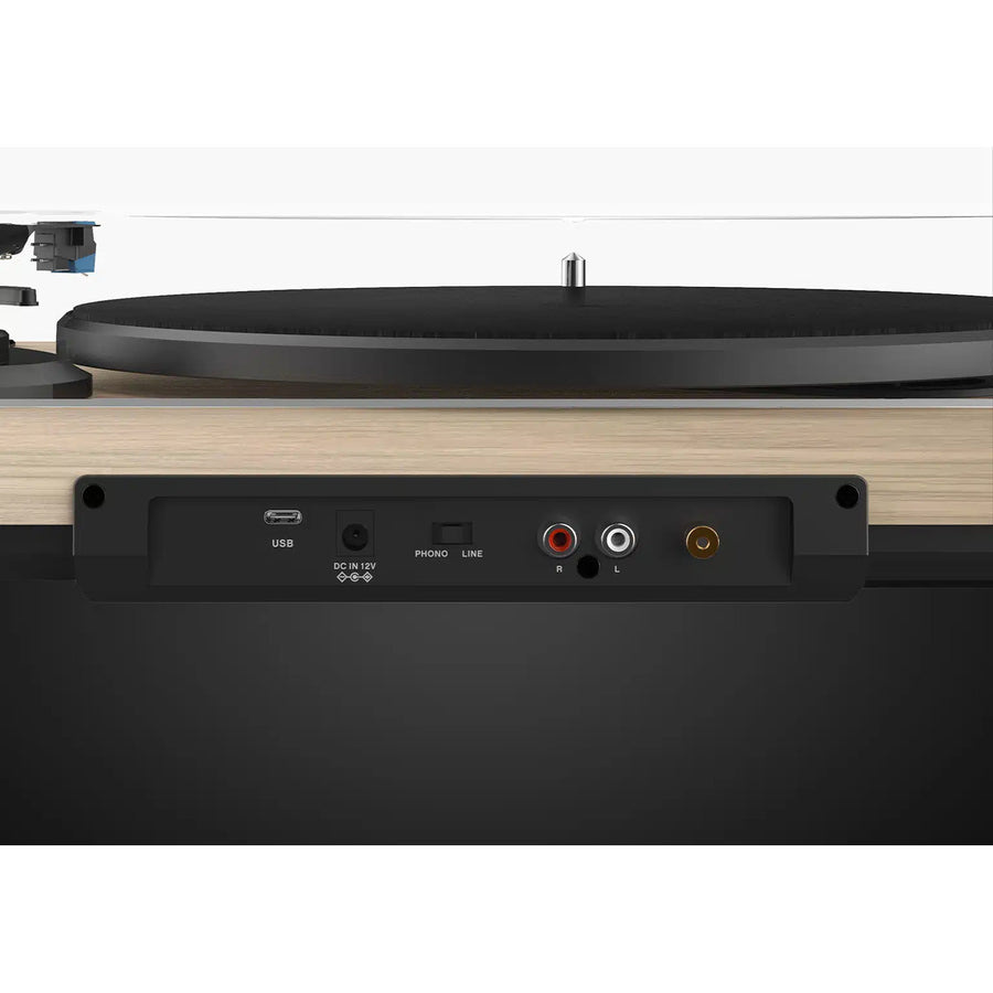 Blaupunkt Automatic Vinyl Turntable, BT, USB, Audio-Technica Cartridge, Plays 7" and 12" Records, Varsovia AT100BT