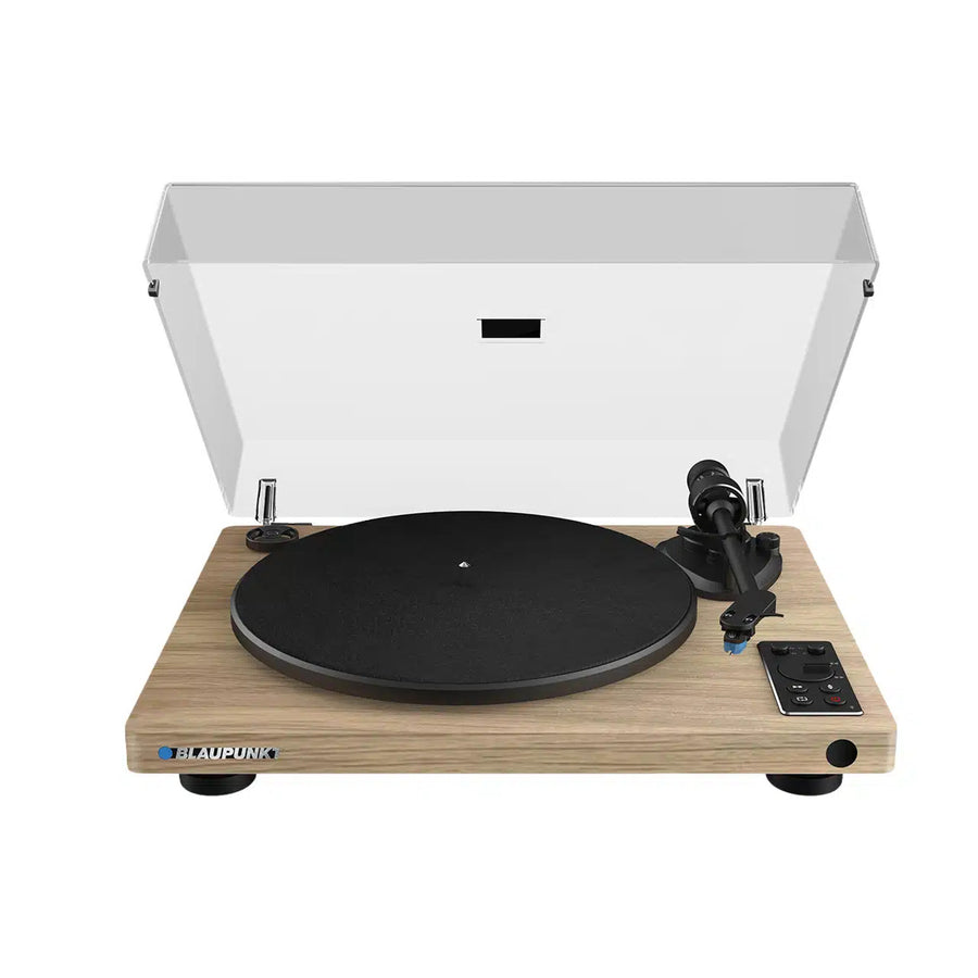 Blaupunkt Automatic Vinyl Turntable, BT, USB, Audio-Technica Cartridge, Plays 7" and 12" Records, Varsovia AT100BT