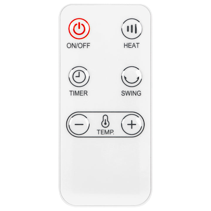 Blow Heater, 2000W, 3 heat settings, temperature control, timer, remote control, 44-905#