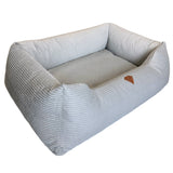 Premium corduroy dog bed, 120x100 cm, removable cover, Dogs4life