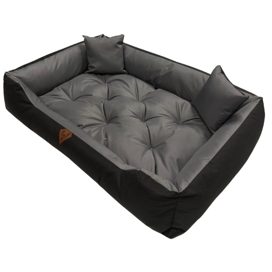Dog Bed 75x65, Basic, Gray, Waterproof, Dogs4life
