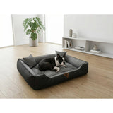 Dog Bed 75x65, Basic, Gray, Waterproof, Dogs4life