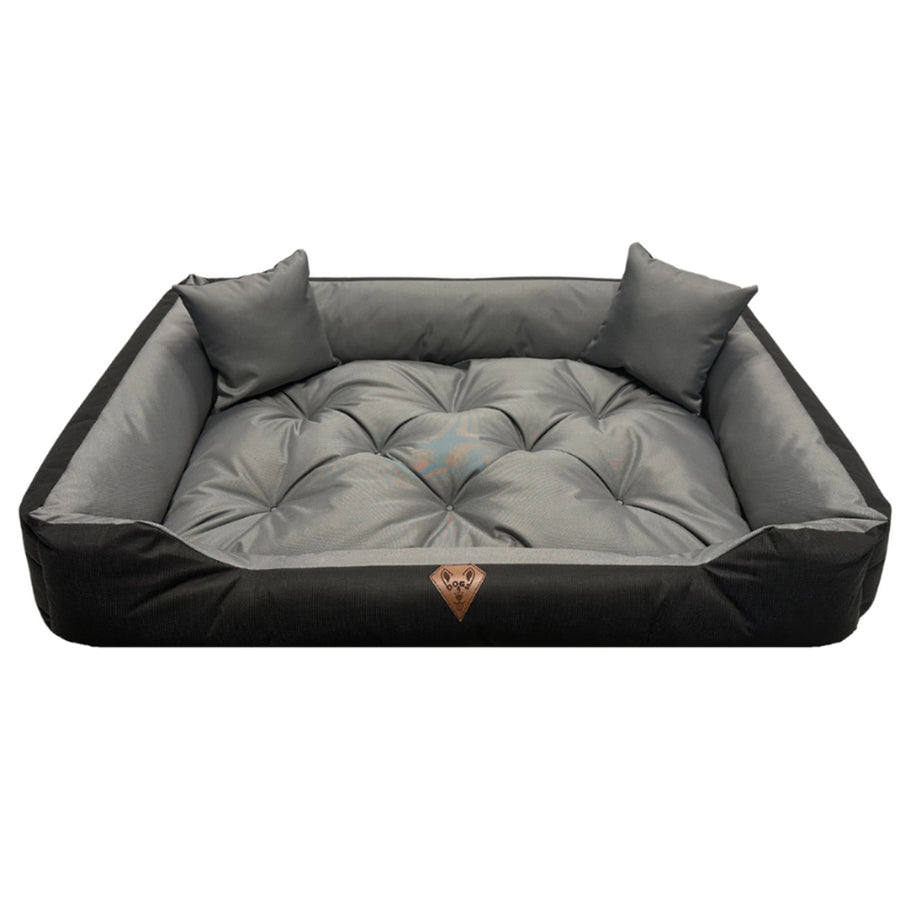 Dog Bed 75x65, Basic, Gray, Waterproof, Dogs4life