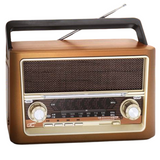 LTC LXLTC118UBT Portable Radio FM AM SW Bluetooth Rechargeable USB Telescopic Antenna Retro Vintage