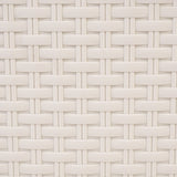 Curver 209907 Storage Unit with Drawers Curver Rattan Style Chest of Drawer Organiser Closet 4x 14L - Cream White