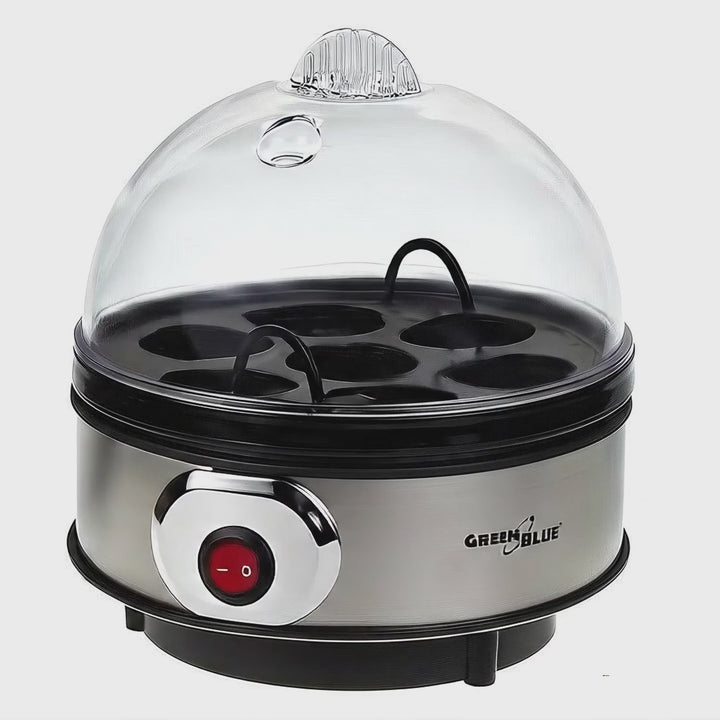 GreenBlue automatic egg cooker, 400W power, up to 7 eggs, measuring cup, 220-240V~, 50 Hz, GB572