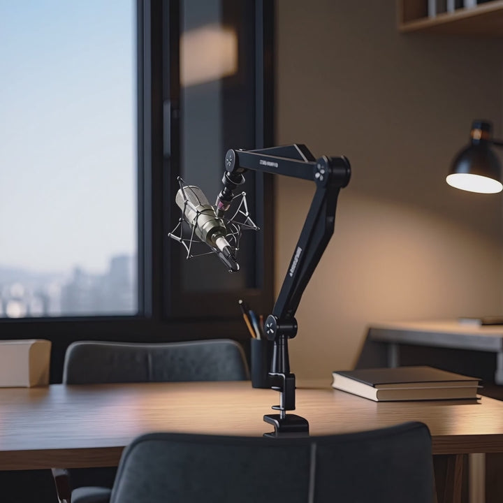 Sealbhóir micreafóin 3/8" agus 5/8" NanoRS, 1kg ar a mhéad, RS422