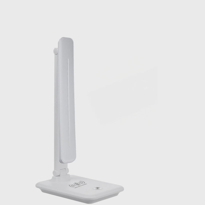 Maclean MCE616 Dimmable LED Desk Lamp Desk Lamp 9W with Induction Qi Charger Adjustable Ligth Temperature White