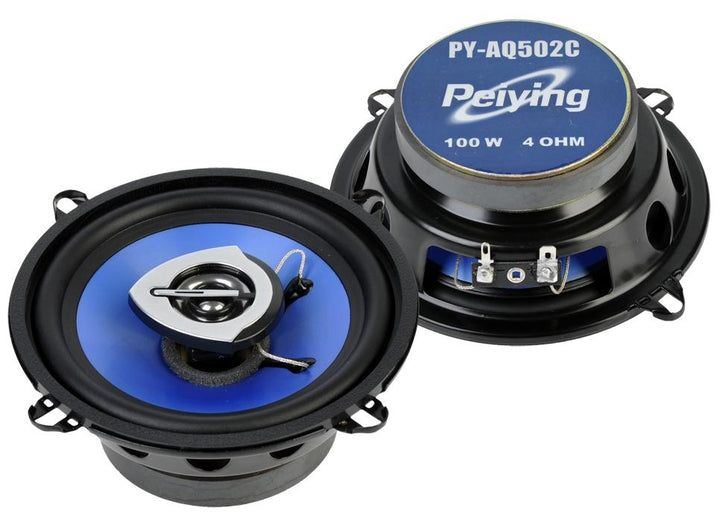 Peiying PY-AQ502C Set of 2-Way 100W Coaxial Car Speakers Peiying