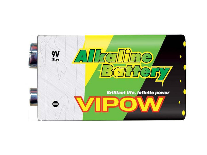 R-9V 6LR61 9V alkaline Rebel BAT0062B long life battery