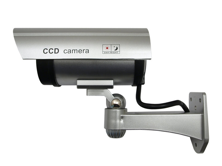 Dummy horn camera, IR LEDs, silver, IR1100S