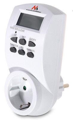 Weekly Daily Electric Timer 220-240V, 16A 160 Programs Maclean MCE08