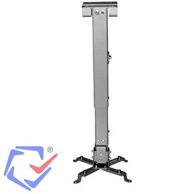 Maclean MC-581 Universal Projector Ceiling Mount Bracket - Extending Adjustable Length 430mm - 650mm Tilting +15° / -15°