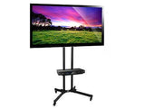 Maclean MC-661 Trolley TV Stand with Mounting Bracket and 2 Shelfs