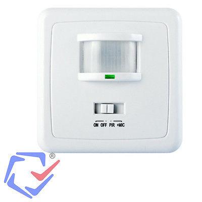 Motion and Sound Detector PIR Sound Detector Security Anti-Theft