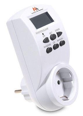 Weekly Daily Electric Timer 220-240V, 16A 160 Programs Maclean MCE08