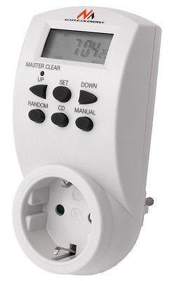 Weekly Daily Electric Timer 220-240V, 16A 160 Programs Maclean MCE08