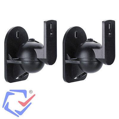 Maclean MC-526 2x Speaker Wall Mount Bracket up to 3,5 KG, Tilt Rotation Swivel Hifi Satellite