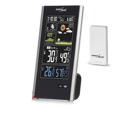 Wireless Weather Station Outside Sensor Alarm Clock Calendar Hygrometer Barometer DCF