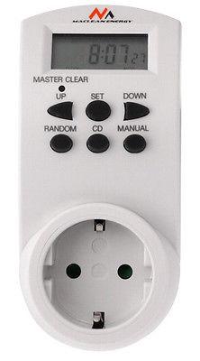 Weekly Daily Electric Timer 220-240V, 16A 160 Programs Maclean MCE08