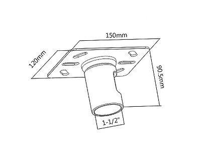 Maclean MC-702 High Quality Ceiling Bracket For Two LED LCD TV 23-42'' - 50kg