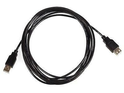 Maclean MCTV-744 Universal Cable USB 2.0 / 1.0 / 1.1 Male - Female Extension AA 3m Black