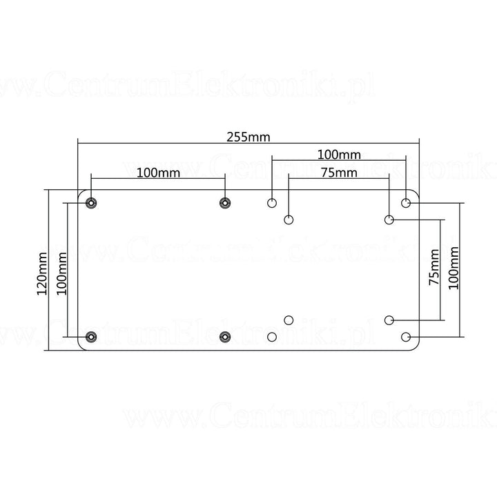 Maclean MC-721 Adapter Head Computer Bracket VESA 75x75 100x100 up to 3kg