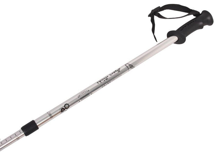 Aluminum Nordic Walking poles 65-135cm telescopic silver