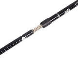 Nordic walking sticks aluminum anti-shock system 65-135cm EUROBATT red color