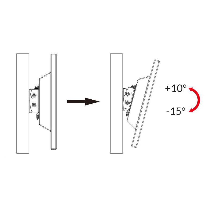 Maclean MC-597 TV Bracket Wall Mount Universal LED LCD Plasma Adjustable 23'' - 42'' Metal 20 kg