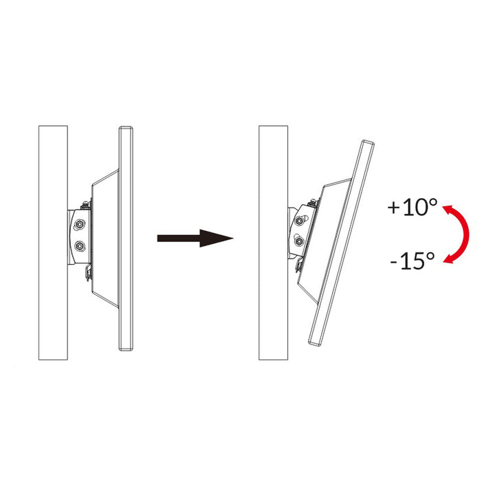 Maclean MC-597 TV Bracket Wall Mount Universal LED LCD Plasma Adjustable 23'' - 42'' Metal 20 kg