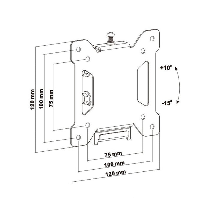 Maclean MC-596 TV Wall Mount Bracket Universal Holder LCD LED Plasma 13" - 27" VESA 20kg