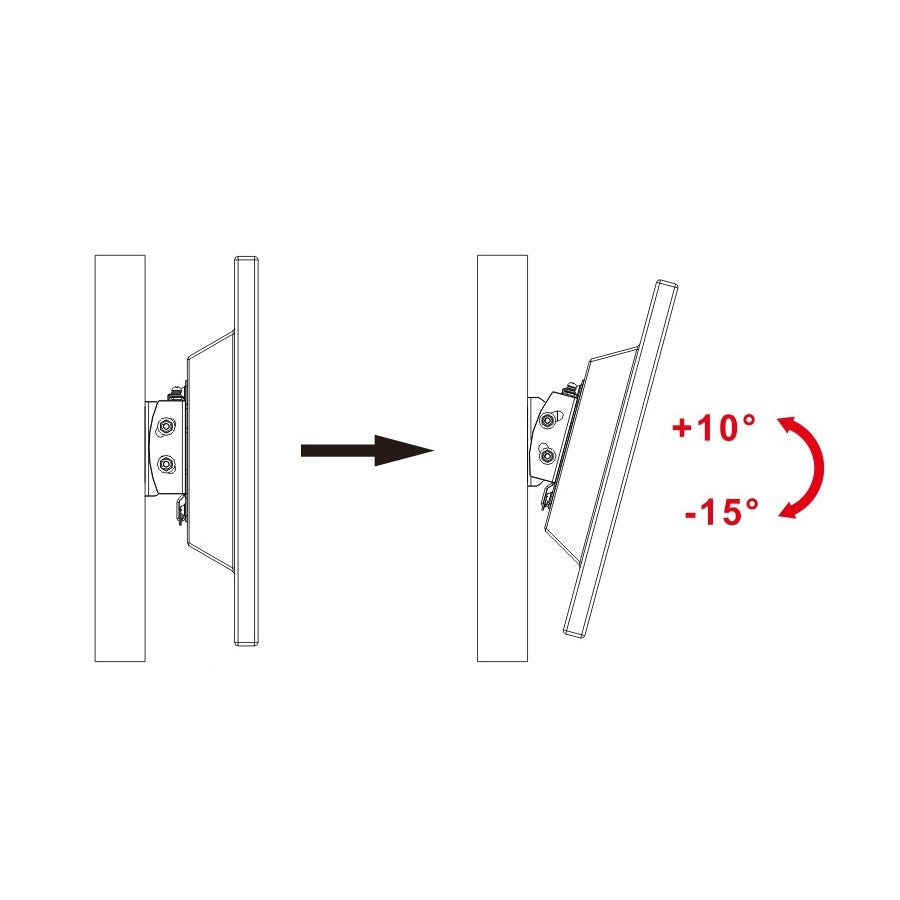 Maclean MC-596 TV Wall Mount Bracket Universal Holder LCD LED Plasma 13" - 27" VESA 20kg