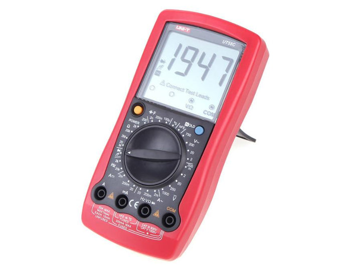 The professional UT58C - UNI-T UT58C digital meter manufactured by Uni-t is a universal multimeter with a number of measuring functions.