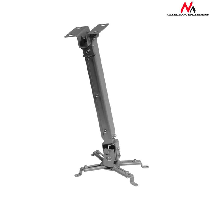 Maclean MC-581 Universal Projector Ceiling Mount Bracket - Extending Adjustable Length 430mm - 650mm Tilting +15° / -15°