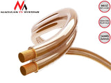 Maclean MCTV-621 Wire Cable Quality OFC Silicone Flexibe Audio Hifi 5m 14AWG OFC Speaker Wire