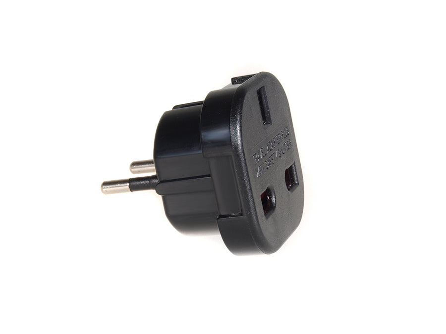 Maclean MCE72 UK to EU Power Mains Plug Socket 40V 10-16A