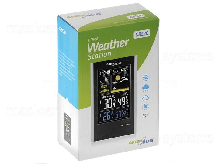 Wireless Weather Station Outside Sensor Alarm Clock Calendar Hygrometer Barometer DCF