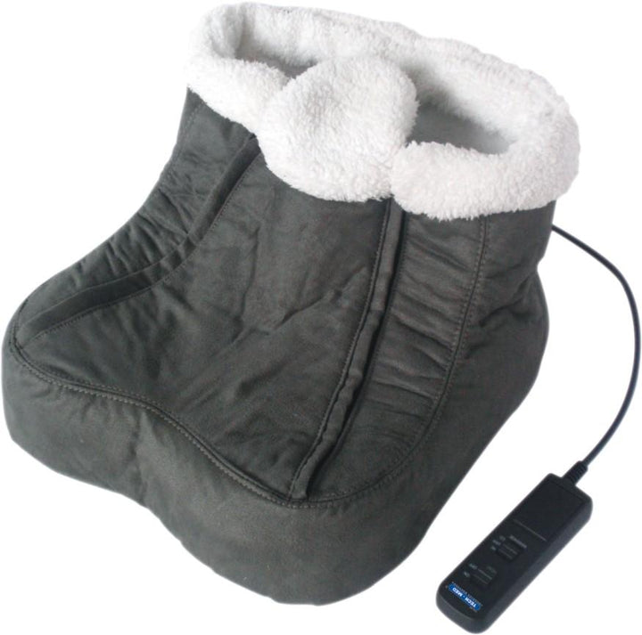 Electric Heated Foot Warmer Shoe Feet Massage Heating Soft Fleece