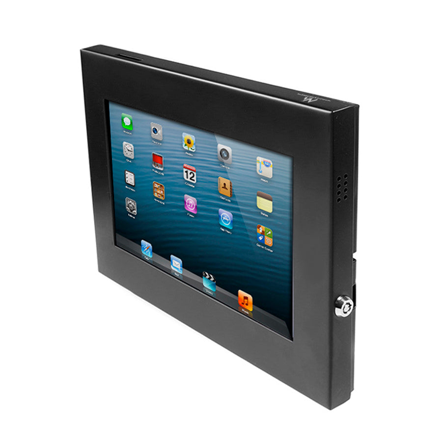 Maclean MC-610 Metal Case Tablet Protective Housing Lock Wall Mount Bracket Anti Theft Protection VESA