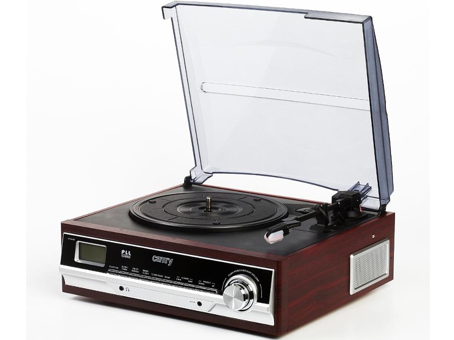 Raidió Camry CR1113 le Turntable