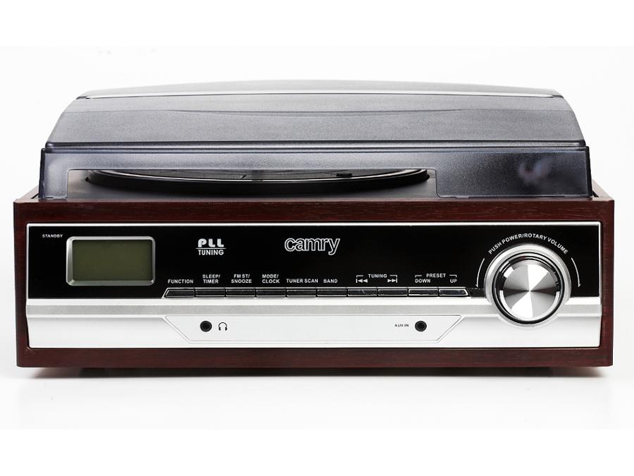 Raidió Camry CR1113 le Turntable