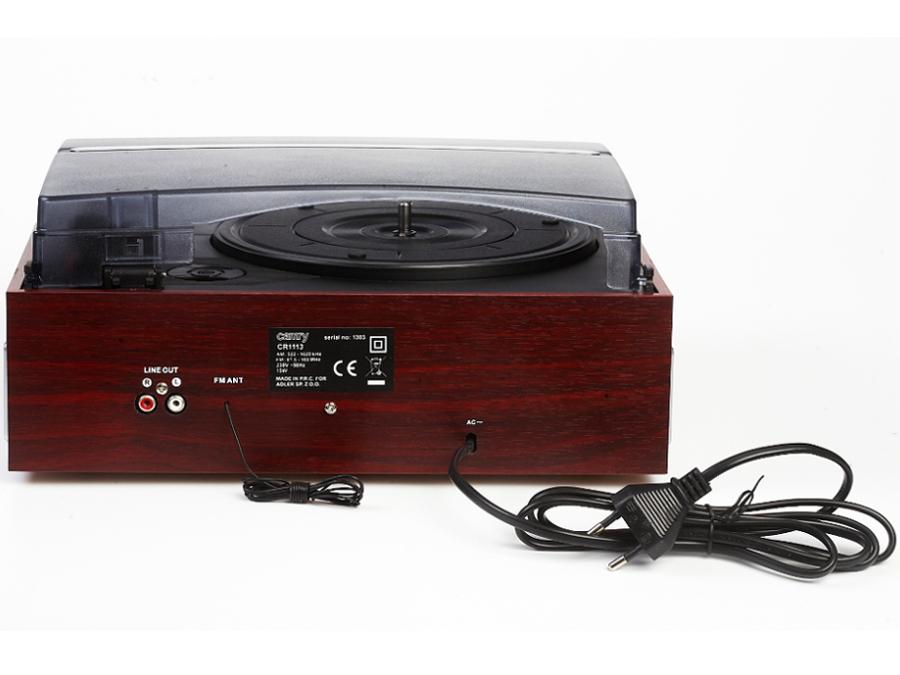 Raidió Camry CR1113 le Turntable