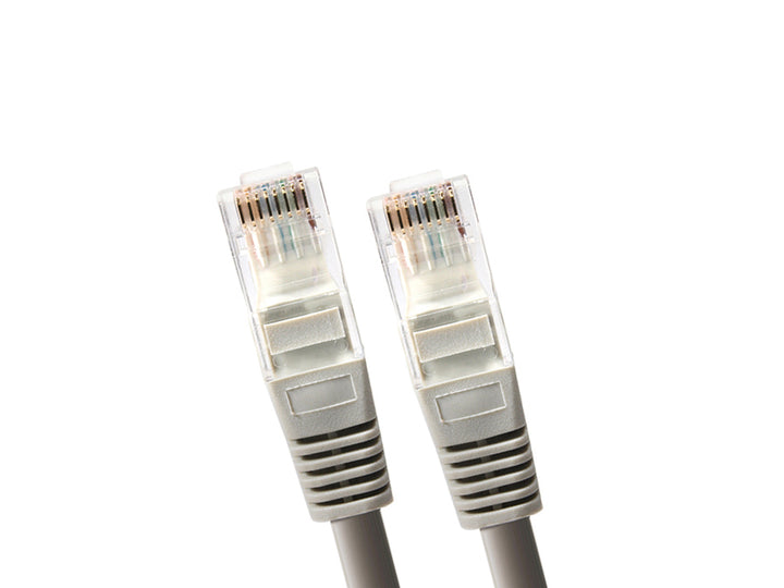 UTP LAN CAT6 network cable, terminated with RJ45 plugs, gray - 5.0m