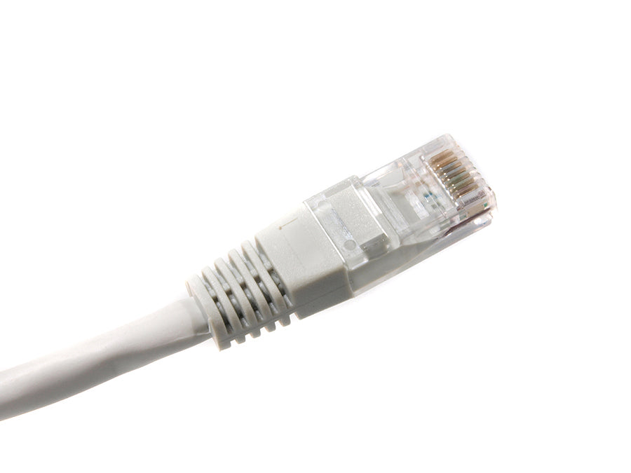 UTP LAN CAT6 network cable, terminated with RJ45 plugs, gray - 5.0m