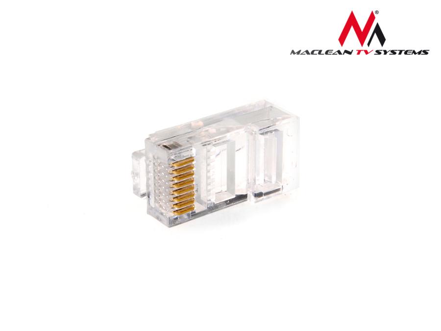 Maclean MCTV-662 RJ45 breiseán 8P8C 5e Wire sraith de 100 píosa