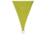 Velleman GSS3360 Sun Shade Sail Triangle 3.6m x 3.6m Anti UV Triangular Cream Colour Sturdy Polyester Waterproof Weatherproof